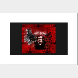 Poe Nevermore Posters and Art